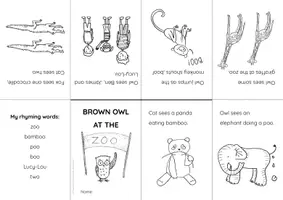 anteprima - Esercizi - Read and Rhyme with Brown Owl - BUNDLE OF ALL MINI BOOKS - Pagina 1