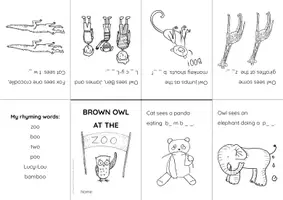 anteprima - Esercizi - Read and Rhyme with Brown Owl - BUNDLE OF ALL MINI BOOKS - Pagina 2