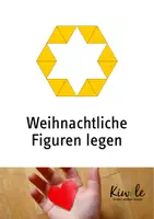 Vorschau - Mal- und Bastelvorlagen - Materialpaket "Weihnachtliche Figuren legen" - Deckblatt