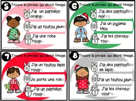 Aperçu - Cartes / Images - Lecture Journée pyjama de Noël 1re - Page 2