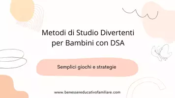 anteprima - Materiale di supporto/inclusione - Metodi di studio divertenti per bambini con dsa - Pagina di copertina