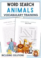 Vorschau - Arbeitsblätter - Suchsel / Animals / Englisch 4-5 / Word Search Game - Deckblatt