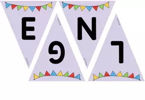 Vorschau - Poster - Wimpelkette Englisch/ english corner/ welcome - Seite 3