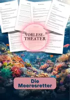 Vorschau - Text - 🗣️Vorlesetheater: Die Meeresretter - Kinder lesen vor! (Klasse 2-4) - Deckblatt