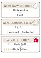 Vorschau - Merkblätter - Moderationskarten/Moderationsfächer für den Morgenkreis - Seite 3