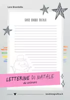 anteprima - Materiale per pittura e bricolage - LETTERINE PER BABBO NATALE | VOL. 2 COMPILA E COLORA - Pagina di copertina
