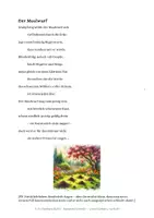 Vorschau - Arbeitsblätter - Der Maulwurf – Gedicht + Ausmalbild + 3 Rätsel - Seite 1