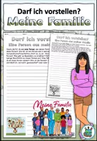 Vorschau - Arbeitsblätter - Darf ich vorstellen? Eine Person aus meiner Familie - DaZ / Deutsch - Seite 3