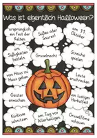 Vista previa - Hojas de trabajo - Was ist Halloween Deutsch Alemán - página 1