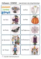 Vorschau - Spiele - Halloween Domino Deutsch - Seite 1