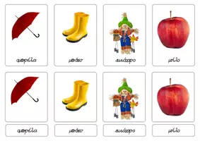 Προεπισκόπηση - Flashcards - Κάρτες με 3 μέρη - φθινόπωρο - Σελίδα 3