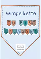 Vorschau - Bildkarten - Wimpelkette Klasse - Deckblatt