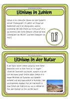 Vorschau - Stundenentwürfe - Alkalimetalle: Lithium Wissenskartei + Steckbrief + Quizze - Seite 3