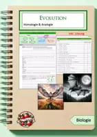 Vorschau - Arbeitsblätter - Evolution: Homologe und analoge Organe - Deckblatt