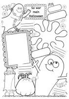 Vista previa - Hojas de trabajo - HALLOWEEN Deutsch / Alemán Bericht - página 2