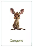 anteprima - Esercizi - Schede animali selvatici STAMPATELLO IT-EN ANIMAZIONE Vol. 2 - Pagina 1