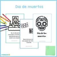 Vista previa - Hojas de trabajo - Día de los muertos - Portada