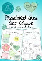 Vorschau - Mal- und Bastelvorlagen - Abschied aus der Krippe - Deckblatt