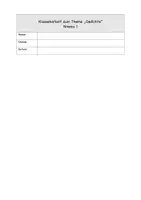 Vorschau - Arbeitsblätter - Klassenarbeit: Gedichte / Lyrik - Seite 1