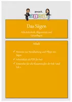 Vorschau - Poster - Arbeitstechnik Sägen Technik - Seite 1