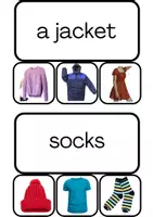 Vista previa - Hojas de trabajo - Pack "clothes": flashcards, activitats i jocs per aprendre vocabulari de roba en anglès - página 3