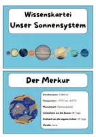 Vorschau - Arbeitsblätter - Sonnensystem/Planeten - Großes CLIL Materialpaket - Seite 1