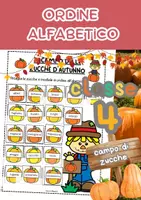anteprima - Esercizi - Il campo delle zucche d’autunno – ordine alfabetico - Pagina di copertina