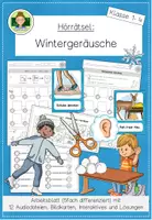 Vorschau - Arbeitsblätter - Winter (Hörrätsel und Geräusche): Hörverstehen und auditive Wahrnehmung fördern (Grundschule Musik Klasse 1–4) - Seite 1