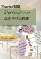 Vorschau - Poster - Classroom Management - Zeitmanagement | Dekoration - Deckblatt