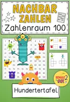 Vorschau - Arbeitsblätter - Nachbarzahlen / Hundertertafel - Deckblatt