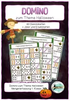 Vorschau - Spiele - Domino zum Thema Halloween - Deckblatt