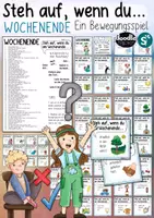 Vorschau - Spiele - WOCHENENDE - 60 Steh auf, wenn... Impulse - Bewegungsspiel Wochenstart Erzählkreis - Deckblatt