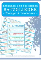 Vorschau - Aufgabenkarten - Deutsch: Satzglieder - Übungskarten - Deckblatt
