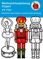 Vorschau - Poster - Weihnachtsspielzeug Clipart, Geschenke für Weihnachten - Seite 1