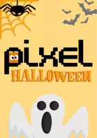 Vista previa - Manualidades / Dibujos para colorear - Pixel Art Halloween - Portada