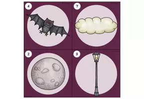 Vorschau - Arbeitsblätter - Lesespaziergang: Halloween (Kl. 1) #spukquartett - Seite 3