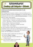 Vorschau - Stundenentwürfe - Alkalimetalle: Caesium Wissenskartei + Steckbrief + Quizze - Seite 2