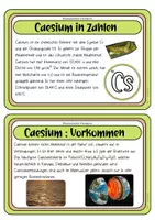 Vorschau - Stundenentwürfe - Alkalimetalle: Caesium Wissenskartei + Steckbrief + Quizze - Seite 3
