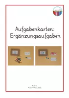 Vorschau - Aufgabenkarten - Aufgabenkarten: Ergänzungsaufgaben - Plus im Zahlenraum bis 10 - Deckblatt
