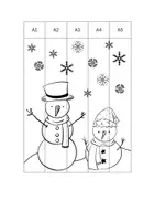 Vorschau - Arbeitsblätter - Zickzackbilder für den Winter ⛄️❄️ - Seite 1