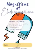 Aperçu - Feuilles d'exercices - Magnétisme et électromagnétisme - 3e cycle - Page de couverture