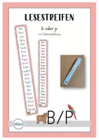 Vorschau - Stationenlernen - B oder P - Materialpaket - Lautdifferenzierung - Seite 1