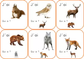 Aperçu - Jeux - Jeu de langage : j'ai .. qui a ... ? - Page 1