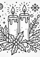 Vorschau - Mal- und Bastelvorlagen - Pauker Kreativ – Weihnachtliche Ausmalbilder für kleine Künstler (50x) - Seite 3