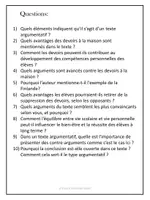 Aperçu - Feuilles d'exercices - Compréhension de lecture - txt argumentatif - Page de couverture