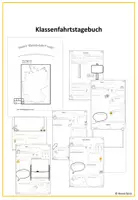 Vorschau - Arbeitsblätter - Klassenfahrtstagebuch, Reisetagebuch, erste Klassenfahrt - Deckblatt