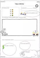 Vorschau - Arbeitsblätter - Klassenfahrtstagebuch, Reisetagebuch, erste Klassenfahrt - Seite 3