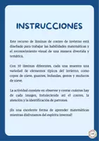 Vista previa - Tarjetas / Manipulativos - Conteo invierno - página 1