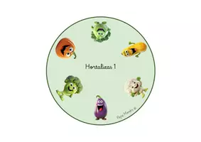 Vista previa - Juegos / Gamificación - Ruletas de vocabulario de productos del huerto - página 2
