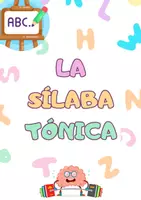 Vista previa - Tarjetas / Manipulativos - RECURSO SILABA TÓNICA - Portada